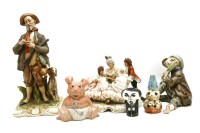 Lot 645 - A large collection of various ceramic figures