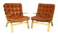 Lot 426 - A pair of Danish bentwood armchairs