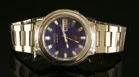 Lot 624 - A gentlemen's stainless steel Seiko Advan Automatic bracelet watch