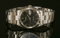 Lot 614 - A gentlemen's stainless steel Rolex Oyster Perpetual Date 1500