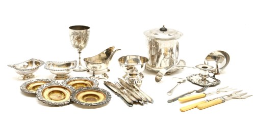 Lot 122 - A collection of silver plated wares