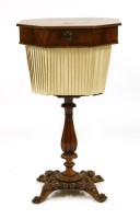 Lot 445 - A 19th century mahogany work table
