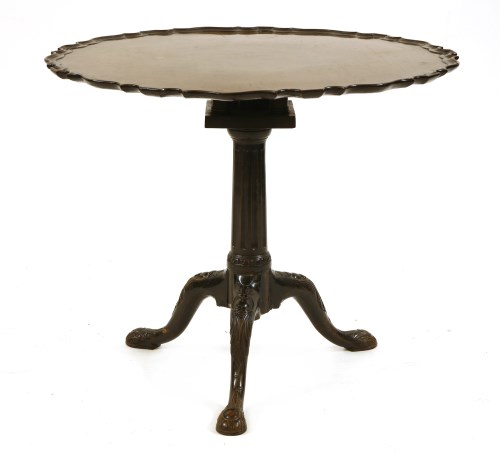 Lot 345 - A mahogany tripod table