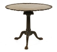 Lot 345A - A mahogany tripod table