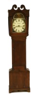 Lot 481 - An oak cased 30 hour longcase clock