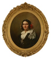 Lot 781 - A large Victorian portrait