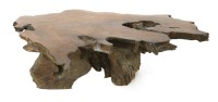 Lot 670 - A massive trunk table