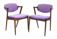 Lot 619 - A pair of Model 42 dining chairs