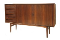 Lot 607 - A rosewood sideboard