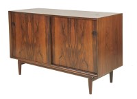 Lot 606 - A rosewood sideboard