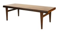 Lot 485 - A rosewood coffee table