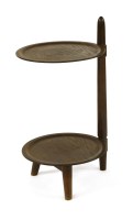 Lot 702 - A two-tier table stand