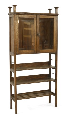 Lot 43 - An Arts and Crafts oak bookcase