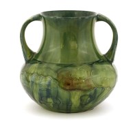 Lot 118 - A William Moorcroft 'Claremont' twin-handled vase