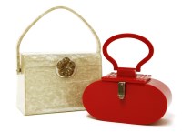 Lot 230 - A red lucite handbag