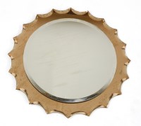 Lot 353 - An Italian circular wall mirror