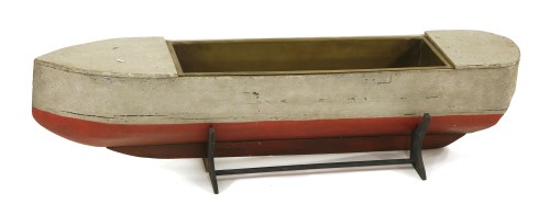 Lot 385 - A BOAT BUILDER'S MODEL