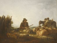 Lot 300 - Attributed to Thomas Barker of Bath (1769-1847)
A SHEPHERD TENDING HIS FLOCK