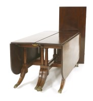Lot 563 - A George lll mahogany Cumberland table