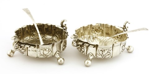 Lot 137 - A pair of silver dishes