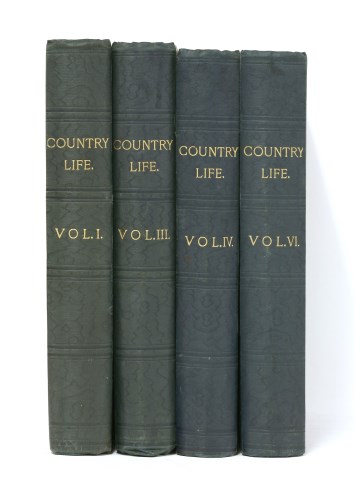 Lot 281 - Four bound volumes of 'Country Life' magazine