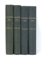 Lot 281A - Four bound volumes of 'Country Life' magazine