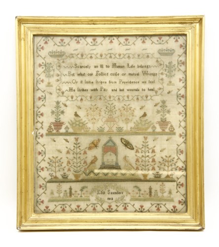 Lot 288 - An early 19th century sampler