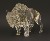 Lot 641 - A Murano glass buffalo