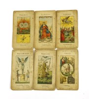 Lot 26 - A FRENCH GRAND ETTEILLA TAROT READER'S DECK
early 20th century