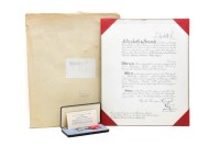 Lot 120 - An MBE awarded to Hubert H C Blake Esquire