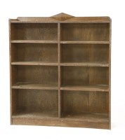 Lot 534 - An oak open bookcase