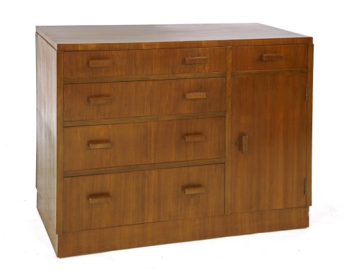 Lot 206 - An Art Deco walnut cabinet