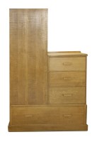 Lot 259 - An oak wardrobe