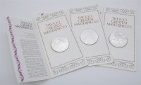 Lot 121 - A collection of Franklin Mint silver medallions
