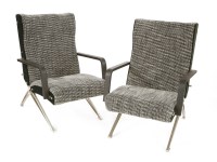 Lot 361 - A pair of reclining armchairs