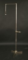 Lot 646 - A chrome standard lamp