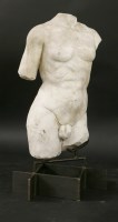 Lot 307 - A marble torso