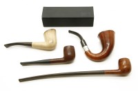 Lot 119A - A collection of four pipes