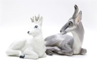 Lot 146 - A Royal Copenhagen white deer