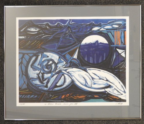 Lot 350 - Jacques Poli (1938-2002)
ABSTRACT LANDSCAPE
Screenprint in colours