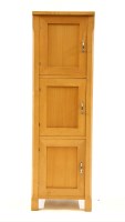 Lot 373 - A beechwood slender cabinet