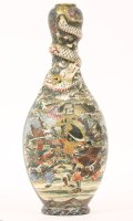 Lot 304 - A Meiji period Japanese satsuma vase