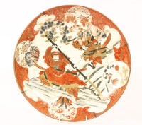 Lot 305 - A Meiji period Japanese porcelain charger