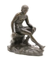 Lot 176 - A late 19th to early 20th century Grand Tour bronze figure