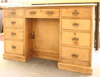 Lot 380A - A Victorian pine desk