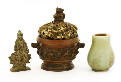 Lot 281 - A Chinese bronze incense burner