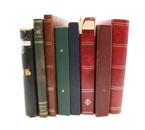 Lot 11 - Eight albums and stock books