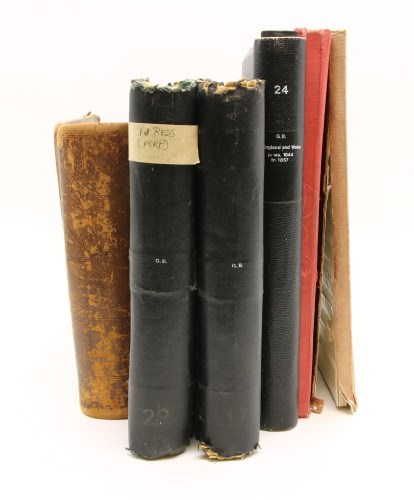 Lot 31 - Six albums and stock books of Penny reds