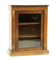 Lot 463 - A late Victorian walnut pier cabinet