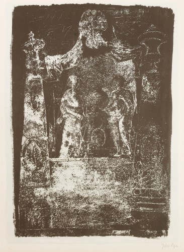 Lot 17 - John Piper CH (1903-1992)
'EXTON RUTLAND: MONUMENT BY GRINLING GIBBONS' (LEVINSON 126)
Signed in pencil and numbered 13/70